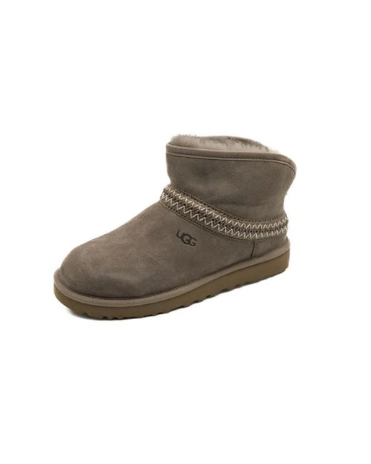 Ugg Schoenen ,Suède Classic Mini Crescent in het Brown