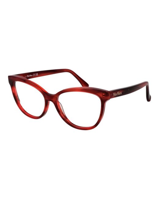 Max Mara Brown Rote Cat Eye Optische Brillen