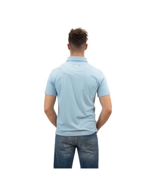 Vilebrequin Korte Mouw Katoen Piqué Polo in het Blue voor heren