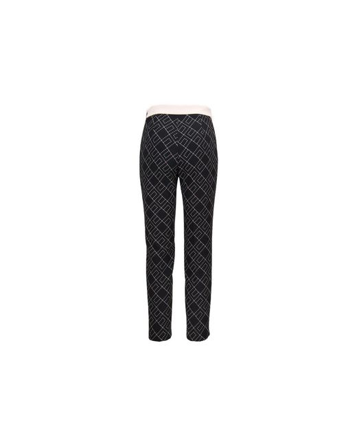 Elisabetta Franchi Black Slim-Fit Trousers