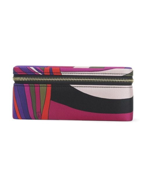 Emilio Pucci Clutch Tas Elegant Ontwerp in het Purple