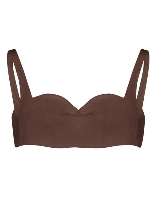 Prada Brown Sleeveless Tops