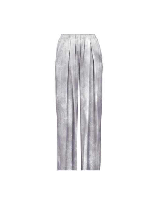 8pm Gray Wide Trousers