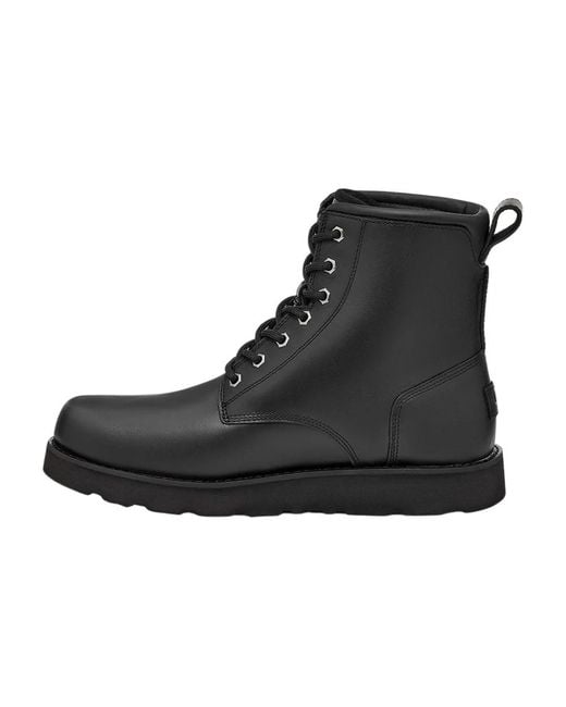 Ugg Black Lace-Up Boots for men