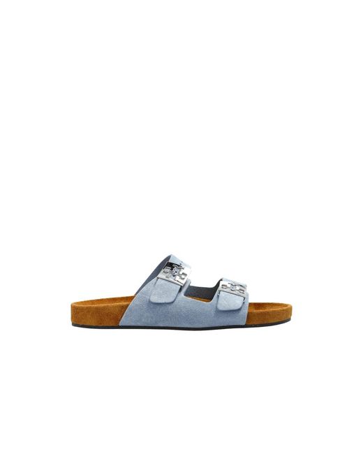 Sliders Tory Burch en coloris Blue
