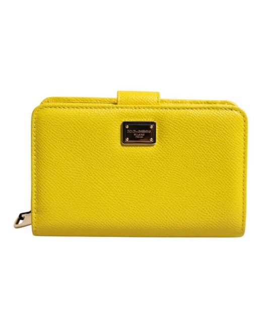 Dolce & Gabbana Yellow Wallets & Cardholders