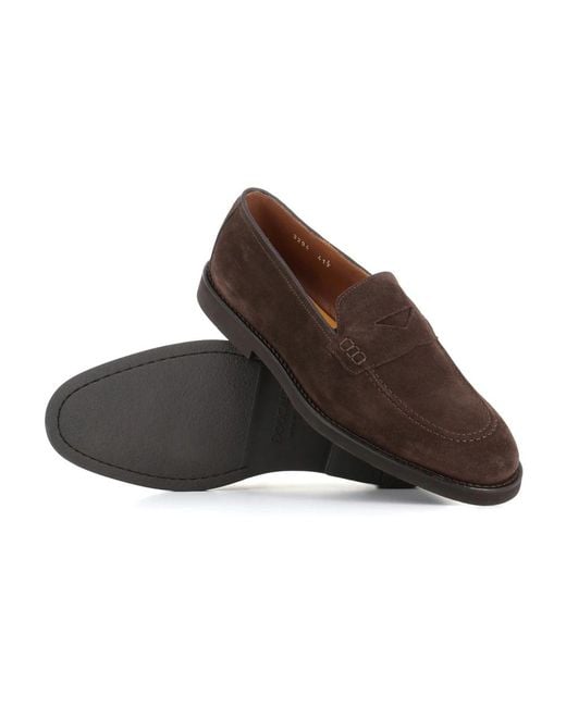 Doucal's Brown Loafers for men