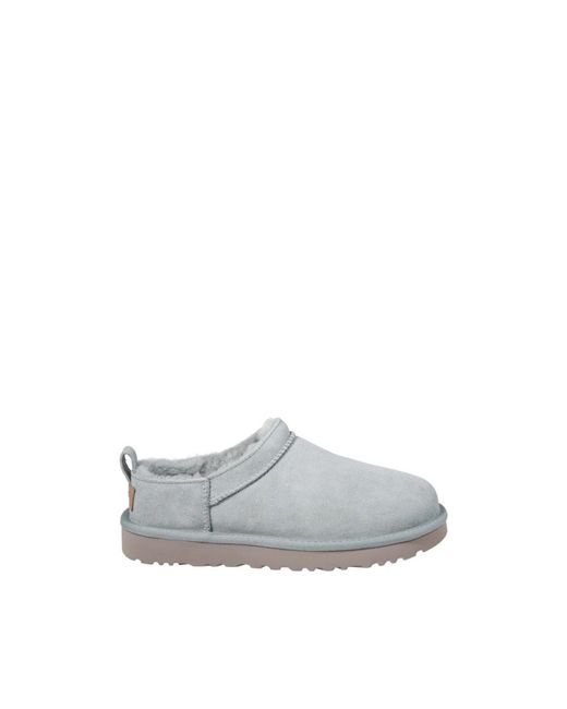 Ugg Schoenen ,Blauw ,Polyester Classic Micro Mule in het Gray