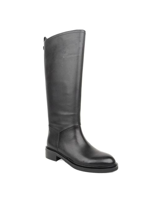 Linda Baumann Gray High Boots