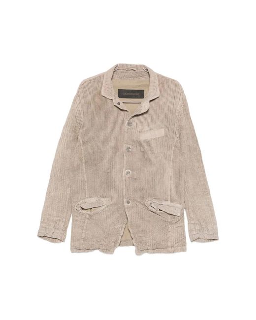 Giorgio Brato Natural Leather Jackets for men
