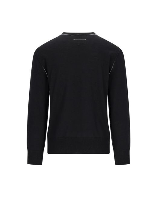 Knitwear > round-neck knitwear MM6 by Maison Martin Margiela pour homme en coloris Black