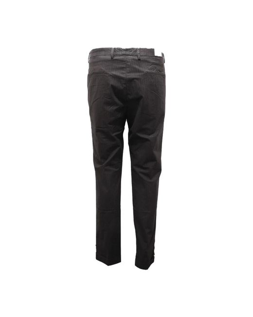 BRIGLIA Black Suit Trousers for men