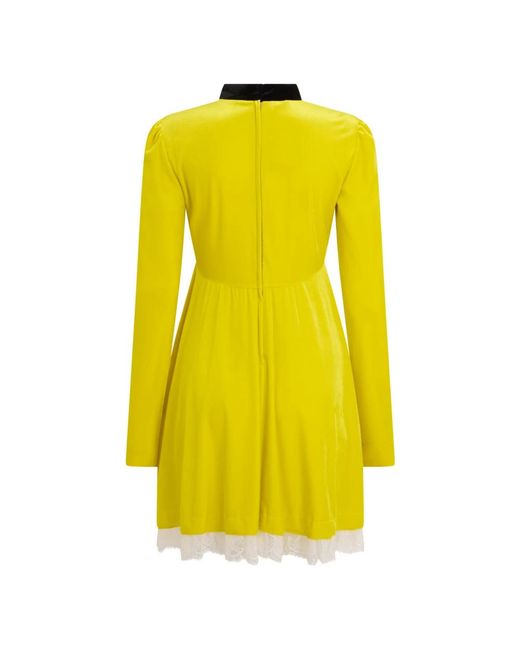 Philosophy Di Lorenzo Serafini Yellow Short Dresses