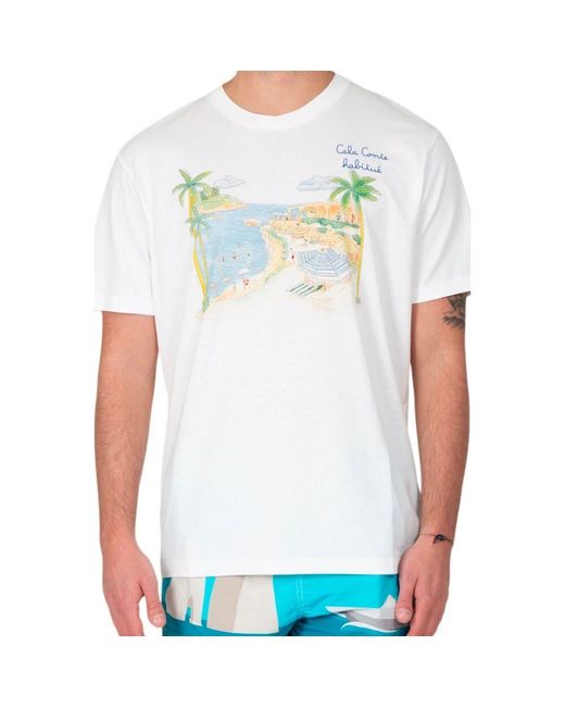 Mc2 Saint Barth Cala comte tee in 01n in Blue für Herren