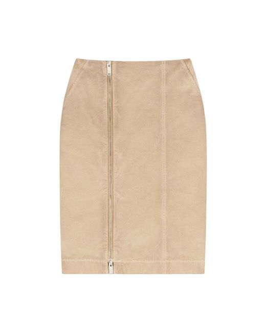 Halfboy Rokken ,Katoen Moderne Pencil Rok Rye Velden in het Natural