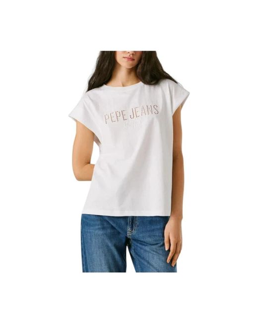 Pepe Jeans White T-Shirts