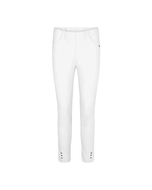 LauRie White Cropped Trousers