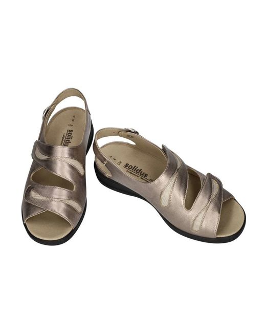 SOLIDUS Gray Lia Sandal