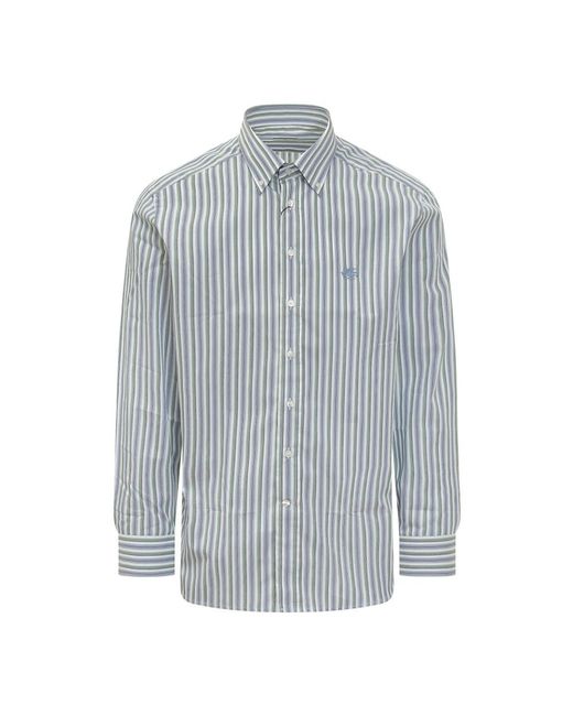 Etro Blue Casual Shirts for men