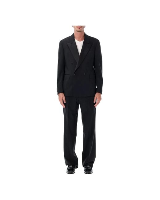Lardini Black Suit Trousers for men
