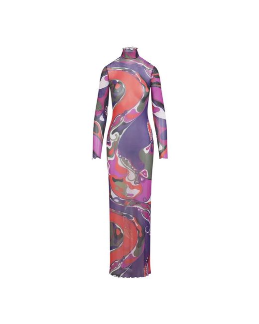 Emilio Pucci Maxi Dresses in het Red