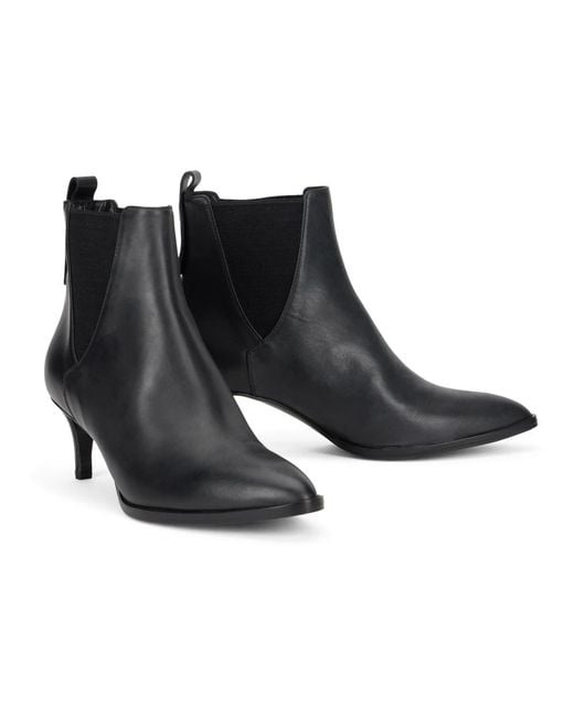 Peserico Black Heeled Boots