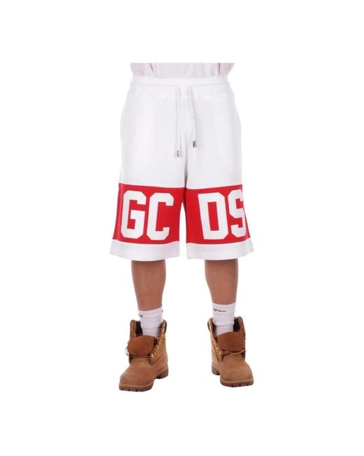 Gcds Red Bermudas for men