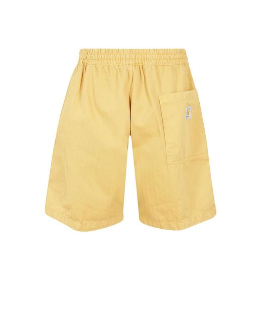 Carhartt Yellow Casual Shorts for men