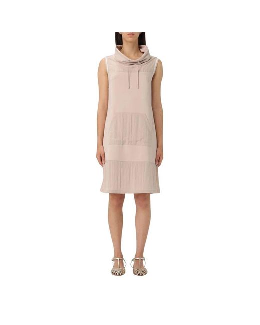 Liu Jo Natural Schickes Rosa Midi Kleid