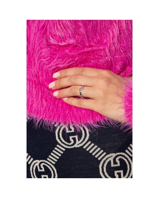 Gucci Metallic Gg Running Ring