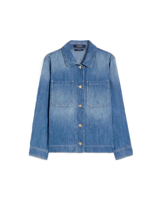 Denim Jackets Max Mara de color Blue