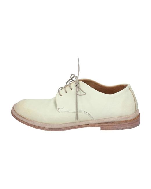 Moma White Laced Shoes