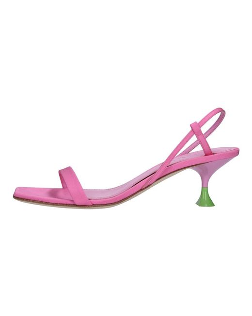 3Juin Pink High Heel Sandals