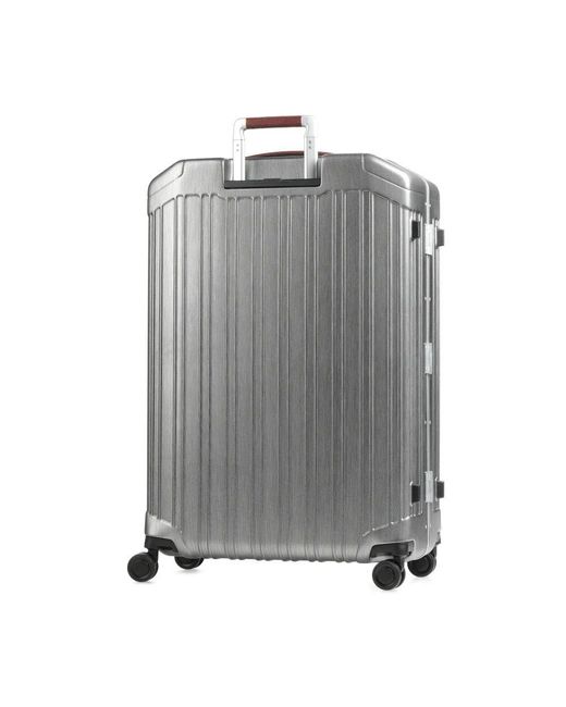 Piquadro Gray Hartschalen-trolley mit vier rädern gepäck