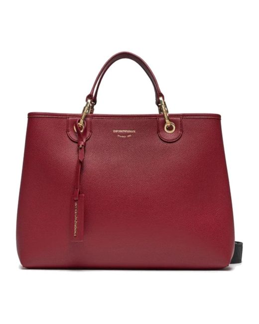 Emporio Armani Red Tote Bags