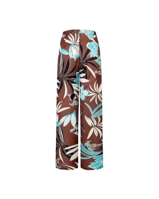 Rinascimento Brown Wide Trousers