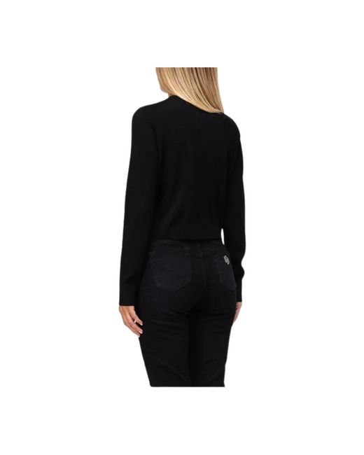 Liu Jo Truien & Vesten ,Zwart ,Basic Jasje in het Black