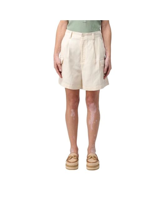Shorts > casual shorts Woolrich en coloris Natural