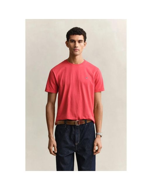 Gant T-Shirt in het Red voor heren
