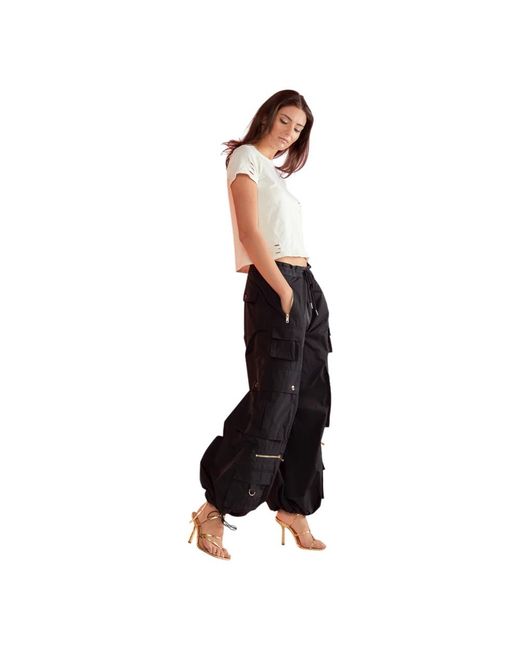 Cynthia Rowley Wide Trousers in het Black