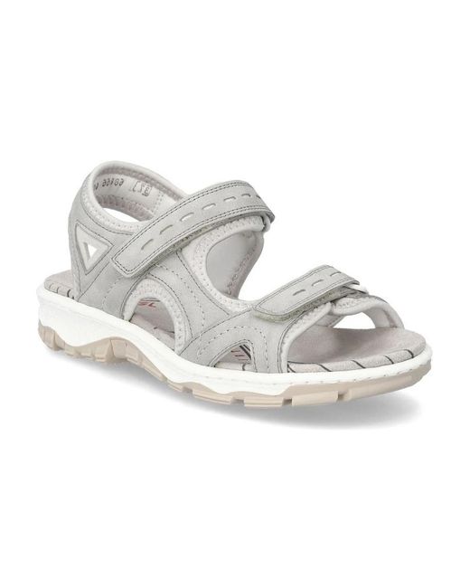 Rieker Metallic Flat Sandals