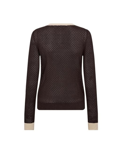 Cardigans co'couture de color Brown