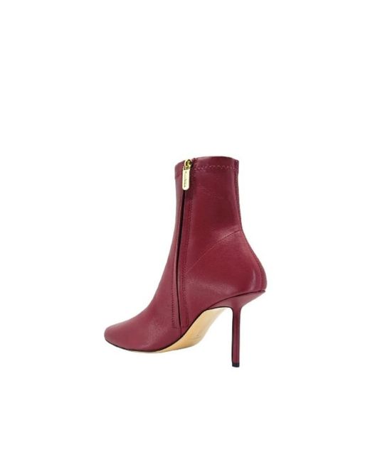 STUDIO AMELIA Purple Heeled Boots