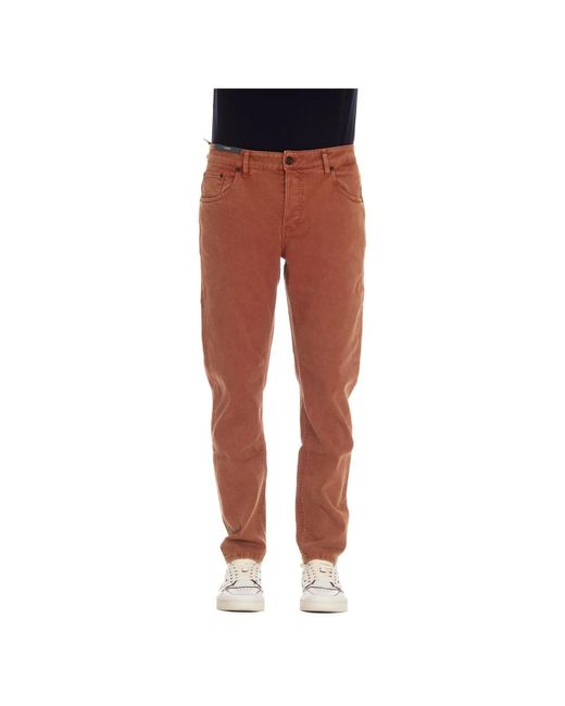 PT Torino Red Slim Fit Jeans for men