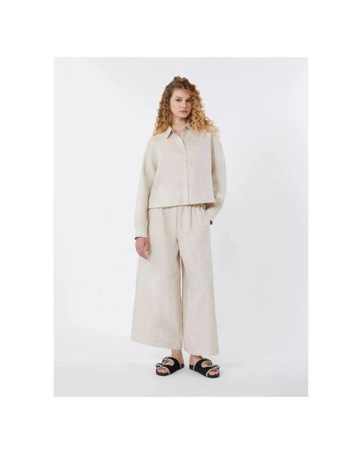 Weekend by Maxmara White Wide Trousers