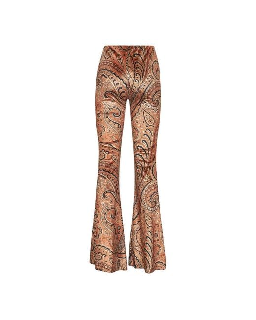 Etro Brown Wide Trousers