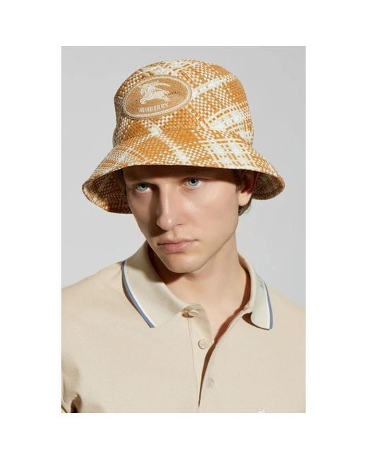 Burberry Natural Hats for men