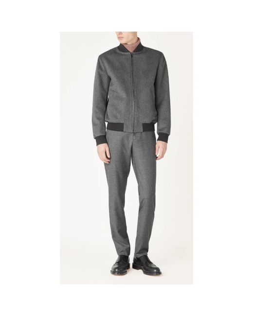 Loro Piana Jassen ,Grijs ,Katoen Cashmere Grijze Bomberjack in het Gray voor heren