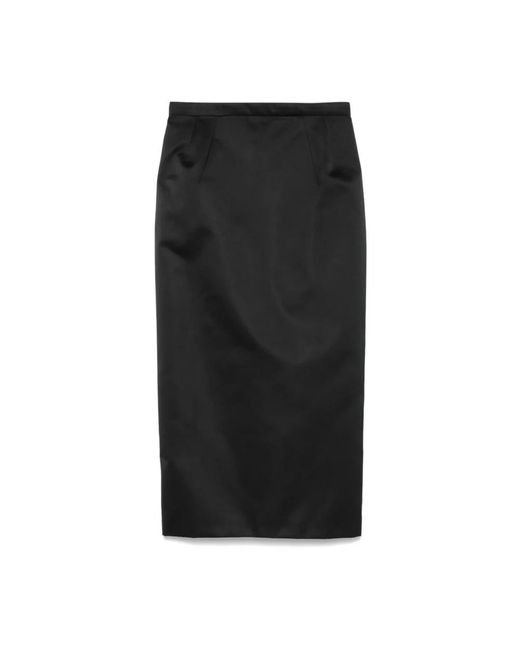 Midi Skirts N°21 de color Black
