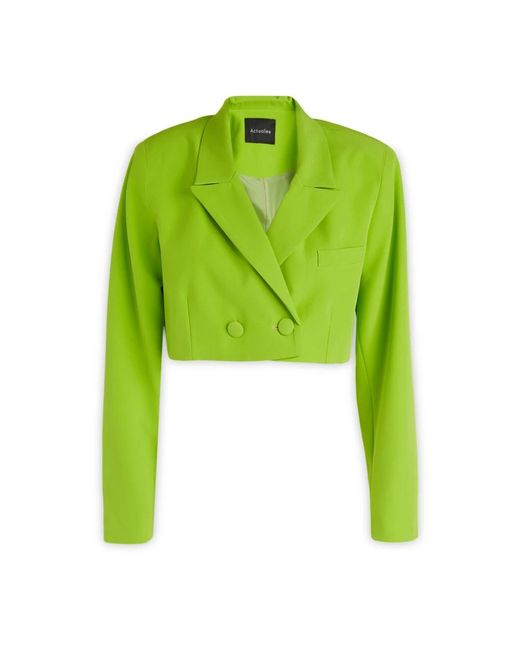 ACTUALEE Green Blazers